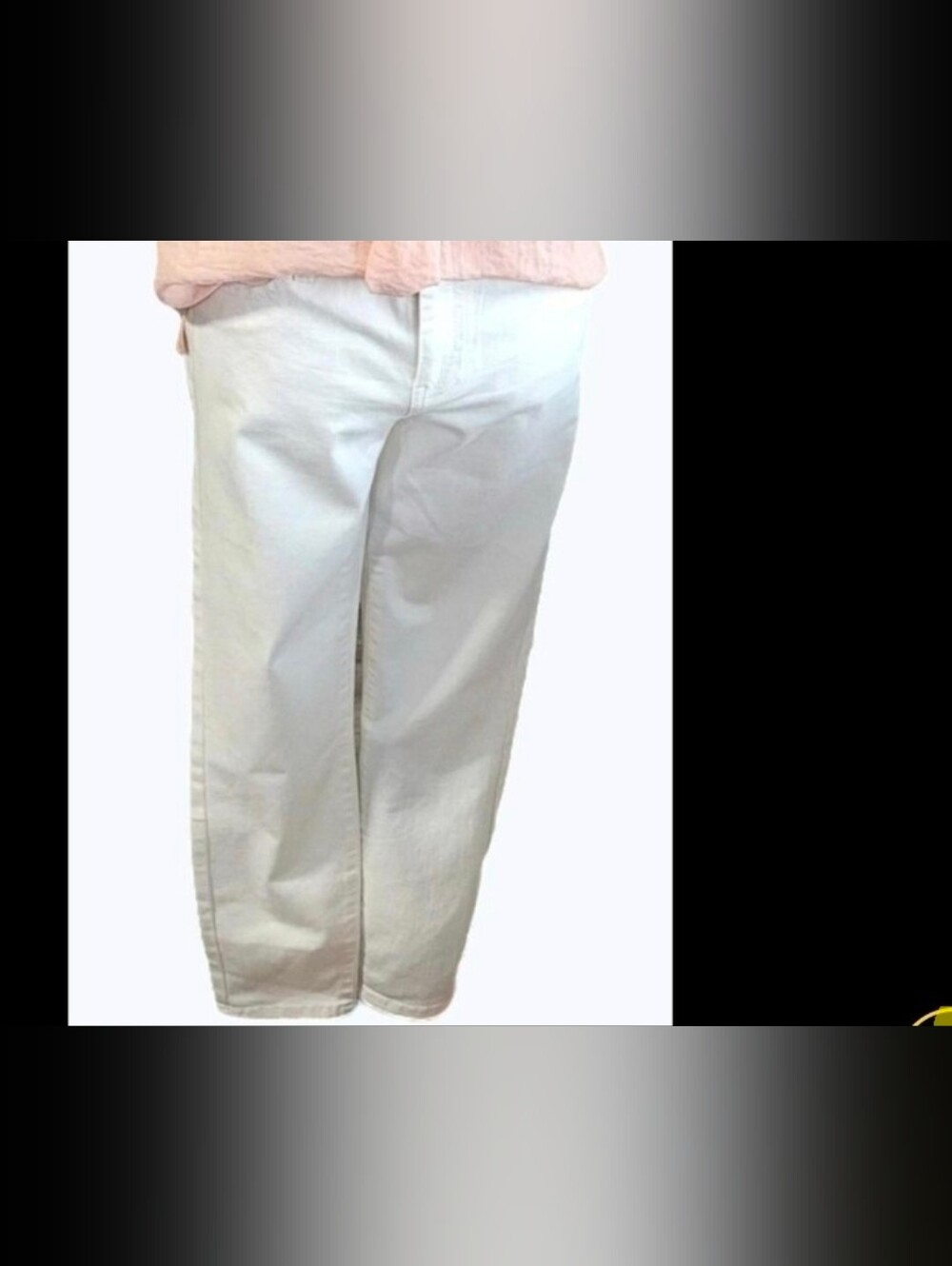 Buffalo David Bitton Aubrey White Capri Jeans Women's 6/28 Stretch Denim